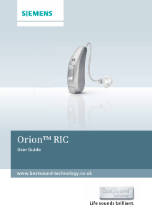 Manual Siemens Orion RIC Hearing Aid