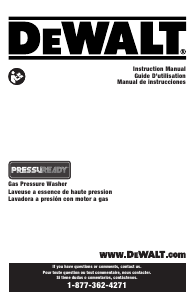 Manual de uso DeWalt DXPW3400PR Limpiadora de alta presión