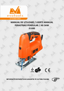 Manual Evotools JS 600 Jigsaw