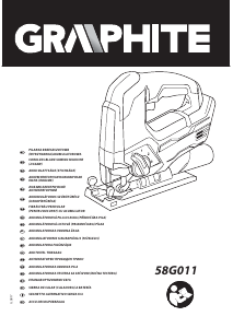 Manuál Graphite 58G011 Vykružovačka