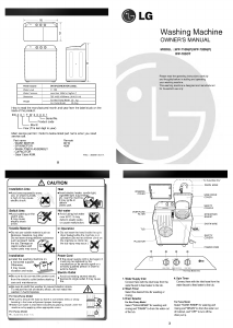 Handleiding LG WP-703DT Wasmachine