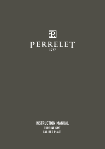 كتيب Perrelet A1092/1 Turbine Specialities ساعة