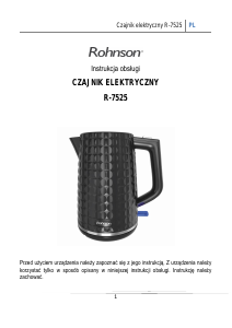 Instrukcja Rohnson R-7525 Czajnik