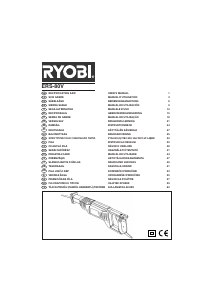Käyttöohje Ryobi ERS-80V Puukkosaha
