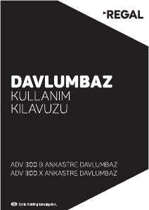 Kullanım kılavuzu Regal ADV 300 B Davlumbaz