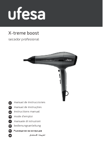 Manual de uso Ufesa X-Treme Boost Secador de pelo