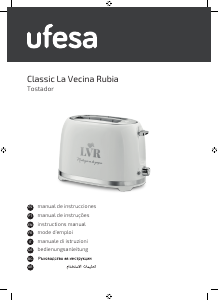 Manual de uso Ufesa Classic La Vecina Rubia Tostador