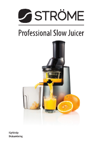 Bruksanvisning Ströme Professional Juicepress