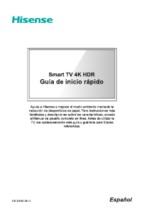 Manual de uso Hisense 50H6500G Televisor de LED