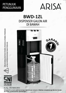 Panduan Arisa BWD-1ZL Dispenser Air