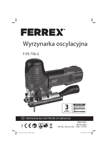 Instrukcja Ferrex F-PS 750-2 Wyrzynarka