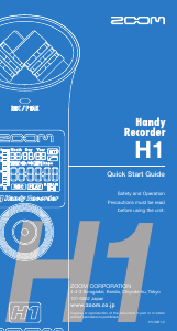 Handleiding Zoom H1 Audiorecorder