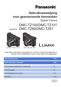 Handleiding Panasonic DMC-TZ101 Lumix Digitale camera