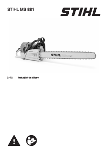 Manual Stihl MS 881 Ferăstrăul cu lanţ