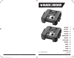 Käyttöohje Black and Decker JUS350B Käynnistysakku