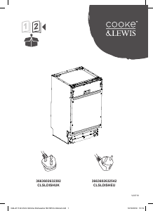 Manual Cooke & Lewis CLSLDISHEU Máquina de lavar louça