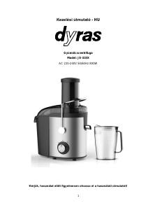Manual Dyras JE-333X Juicer