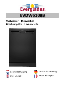 Manual Everglades EVDW5108B Dishwasher