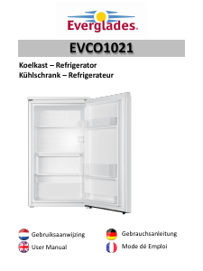 Mode d’emploi Everglades EVCO1021 Réfrigérateur