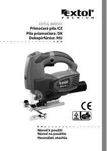 Manuál Extol 8893101 Vykružovačka