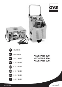 Manual de uso GYS Neostart 420 Arrancador instantáneo