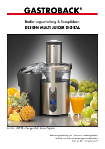 Manual Gastroback 40128 Design Juicer