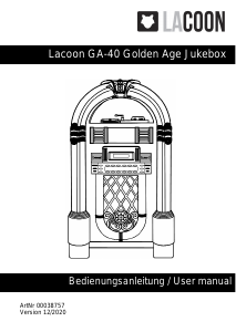 Manual Lacoon GA-40 Golden Age Jukebox