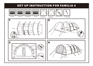 Manual Obelink Familia 4 Tent