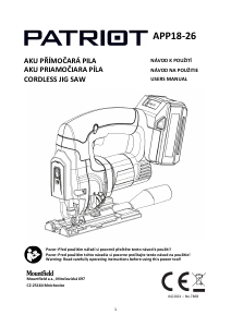Manual Patriot APP18-26 Jigsaw