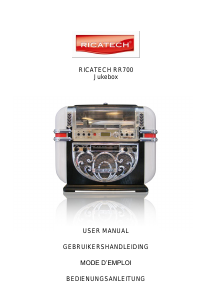 Manual Ricatech RR700 Jukebox
