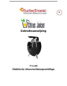 Handleiding TurboTronic TT-CJ400 Citruspers