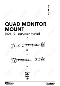 Посібник VonHaus 3000113 Кріплення монітора