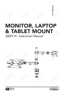Manual VonHaus 3000114 Suport pentru monitor
