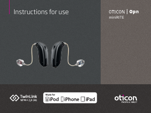 Bruksanvisning Oticon Opn Hörapparat