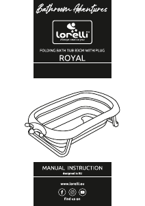 Руководство Lorelli Royal Детская ванночка