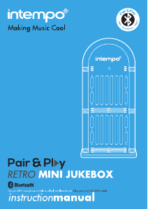 Mode d’emploi Intempo Pair & Play Jukebox