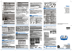 Manual Haier HWM80-678ES8 Washing Machine