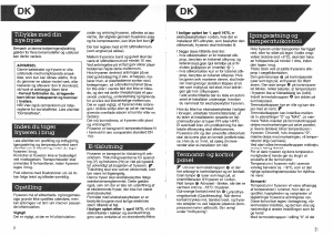 Brugsanvisning Gram FB400-01 Fryser
