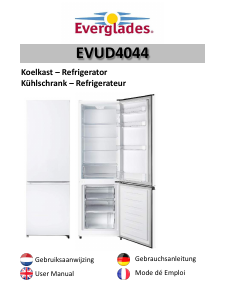 Manual Everglades EVUD4044 Fridge-Freezer