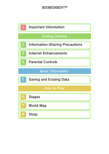 Manual Nintendo 3DS BOXBOXBOY
