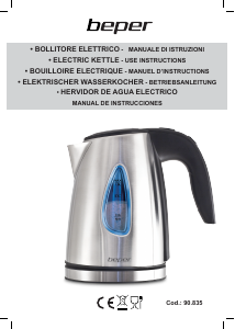 Manual Beper 90.835 Kettle