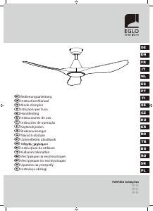 Használati útmutató Eglo 35114 Mennyezeti ventilátor