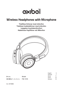 Manual Exibel FW-1915 Headphone