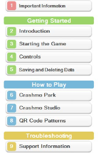 Manual Nintendo 3DS Crashmo