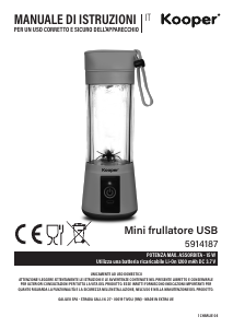 Manuale Kooper 5914187 Frullatore