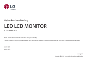 Handleiding LG 40WP95CP-W LED monitor