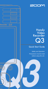 Manual Zoom Q3 Audio Recorder