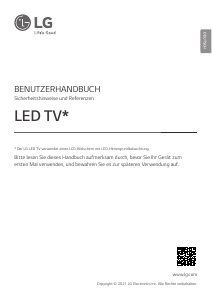 Bedienungsanleitung LG 75NANO809PA LED fernseher
