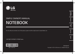 Bedienungsanleitung LG 15ZT90P-G Notebook