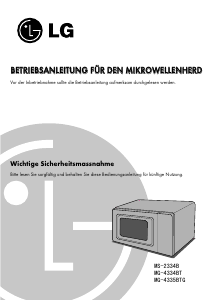 Bedienungsanleitung LG MG-4334BTG Mikrowelle